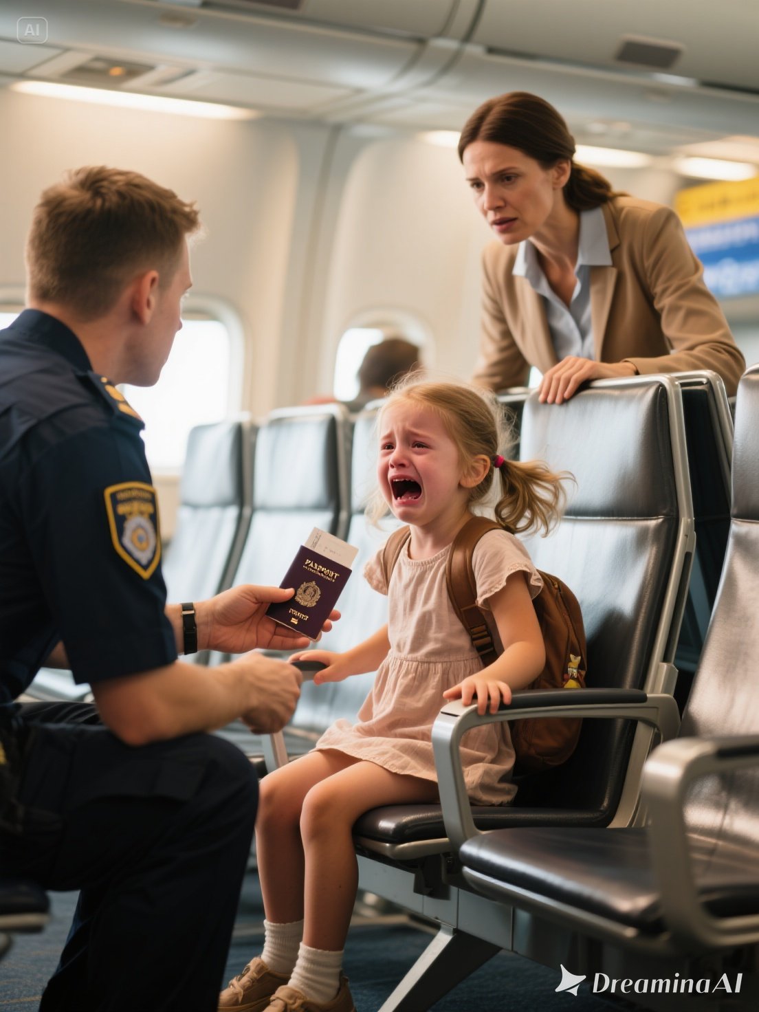 Rodzice zostawili moją sześcioletnią córkę na lotnisku, policja ją przesłuchiwała – kiedy wróciłam, jej przejmujące słowa odebrały mi mowę...