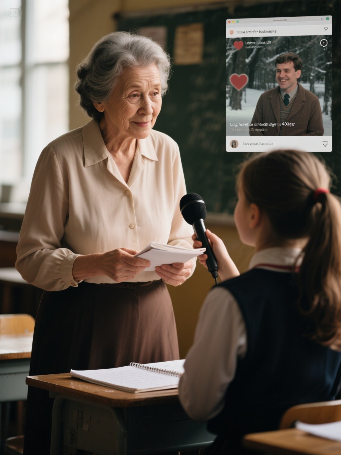 62-letnia nauczycielka sądziła, że miłość z czasów, gdy miała 17 lat, już dawno przeminęła – aż do momentu, gdy zadanie domowe jednego z uczniów przywróciło jej wspomnienia sprzed 40 lat.