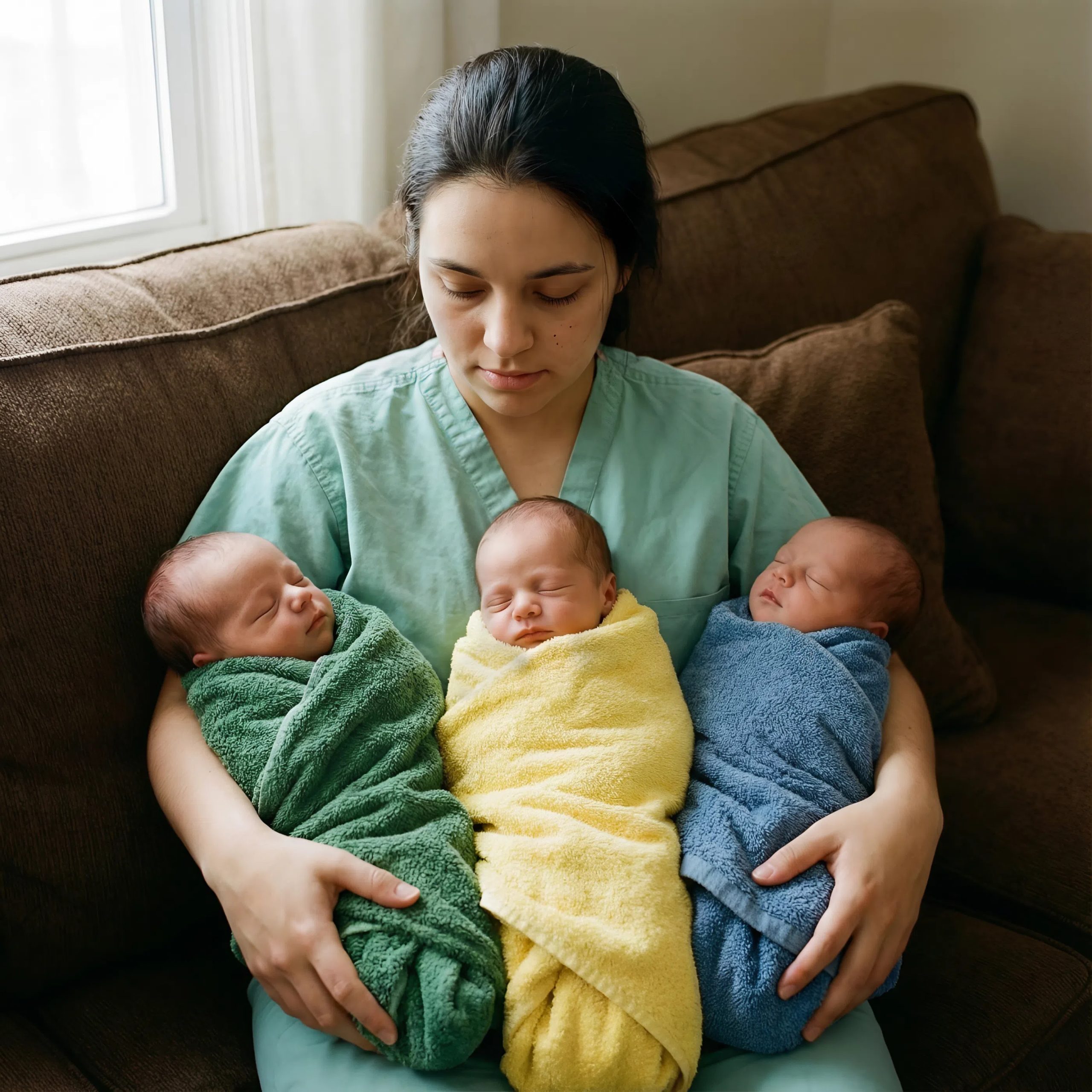 Mój mąż zostawił mnie z nowo narodzonymi trojaczkami.