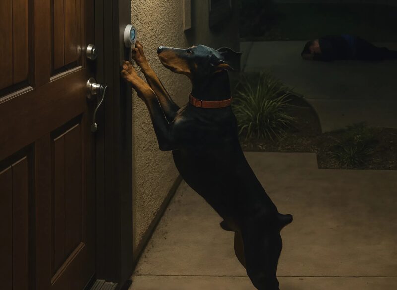 Przerażające pukanie o 3 nad ranem: prawda kryjąca się za psem przed naszymi drzwiami