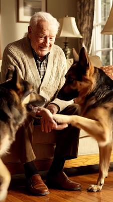 Podczas gdy moje siostry walczyły o dom babci, ja zabrałam tylko jej starego psa — zaniemówiłam, gdy zeskanowałam kod QR na jego obroży