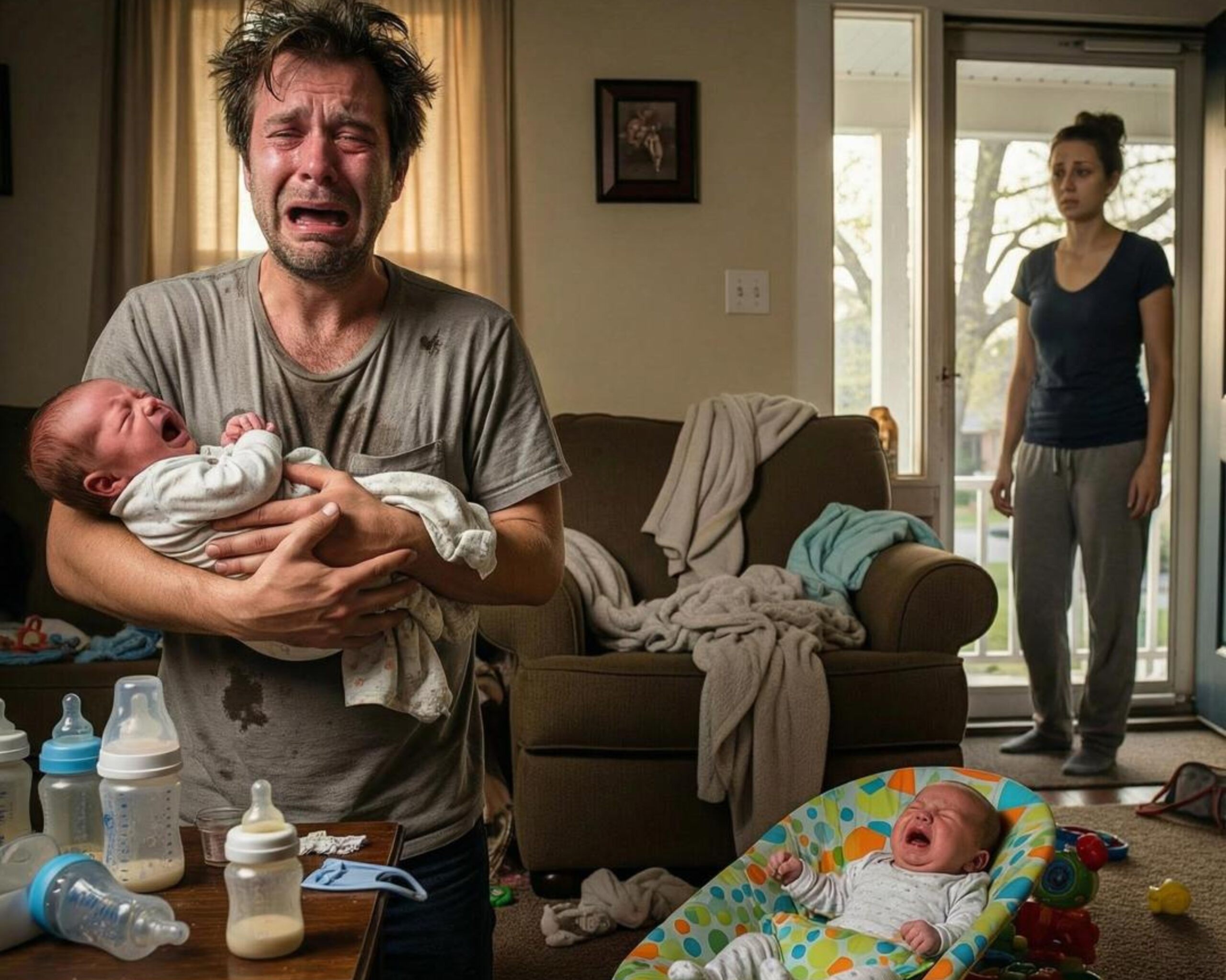 Po narodzinach naszych bliźniaków nazwał mnie „leniwą”, więc zostawiłam go samego z nimi na jedno popołudnie i wszystko się zmieniło.