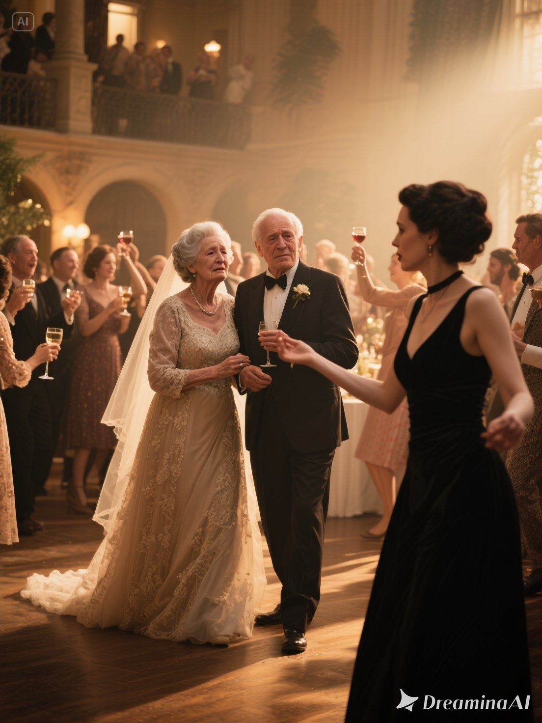 W wieku 71 lat ponownie wyszłam za mąż za swoją pierwszą miłość – ale podczas przyjęcia weselnego nieznajomy pochylił się do mnie i szepnął: „On nie jest tym, za kogo go uważasz…”