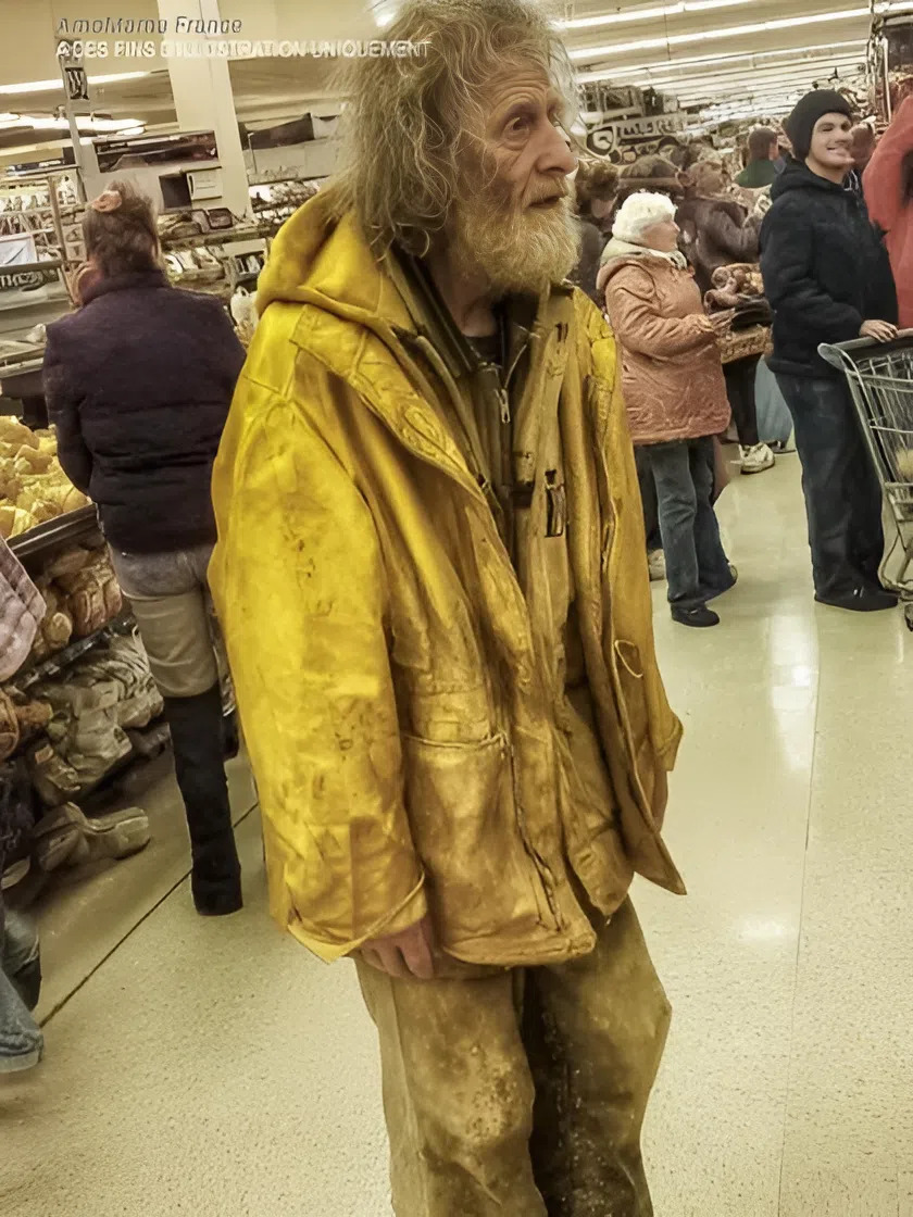 Przebrałem się za żebraka i poszedłem do mojego supermarketu — żeby sprawdzić, kto zasługuje na spadek