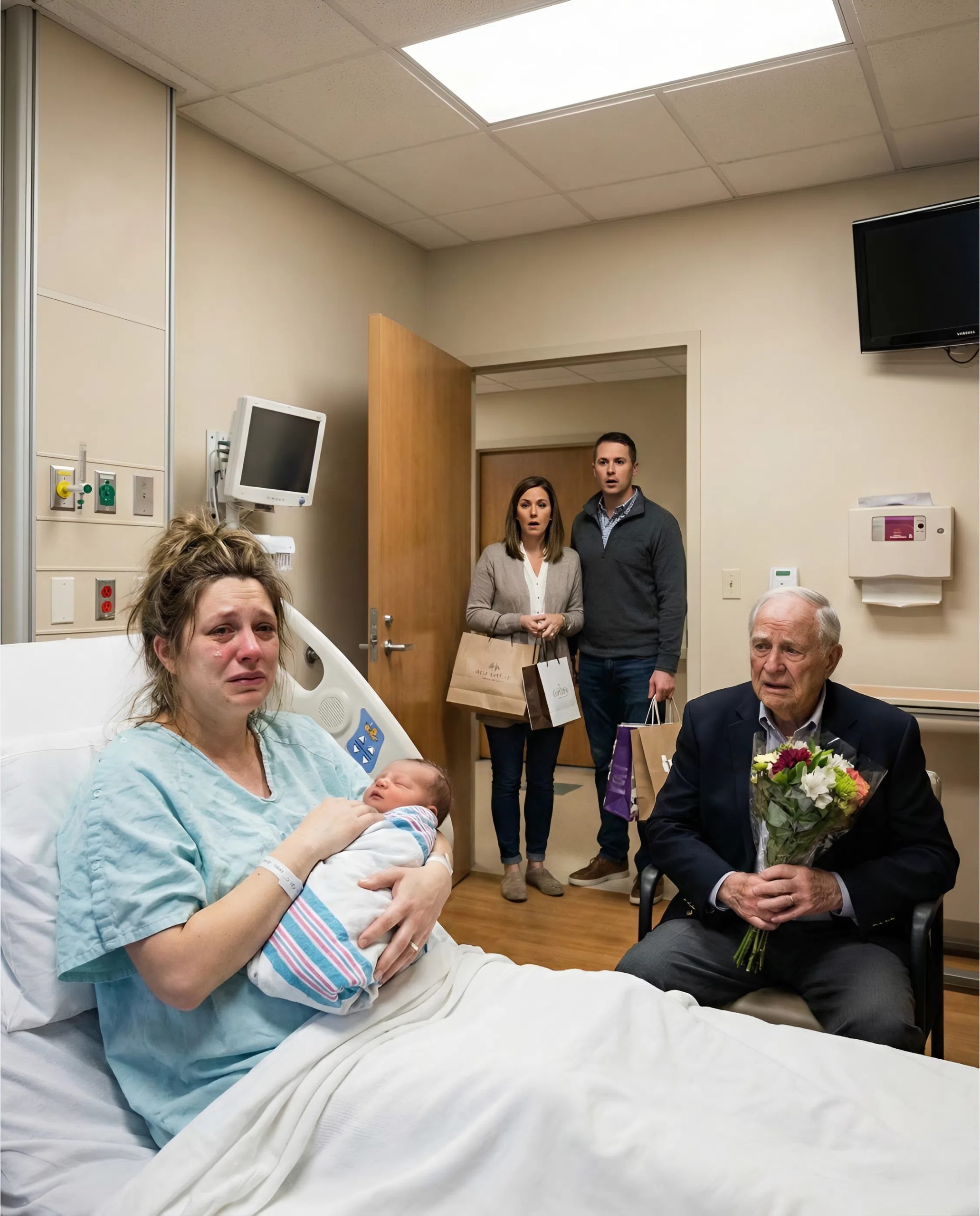 Dziadek zobaczył mnie na mrozie z noworodkiem i zapytał: „Czyż nie podarowałem ci samochodu?”.