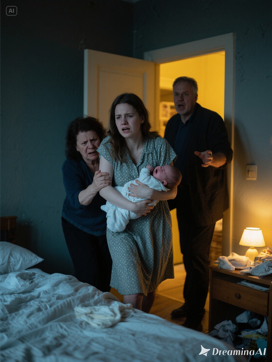 Dziadek zobaczył mnie na mrozie z noworodkiem i zapytał: „Czyż nie podarowałem ci samochodu?”.