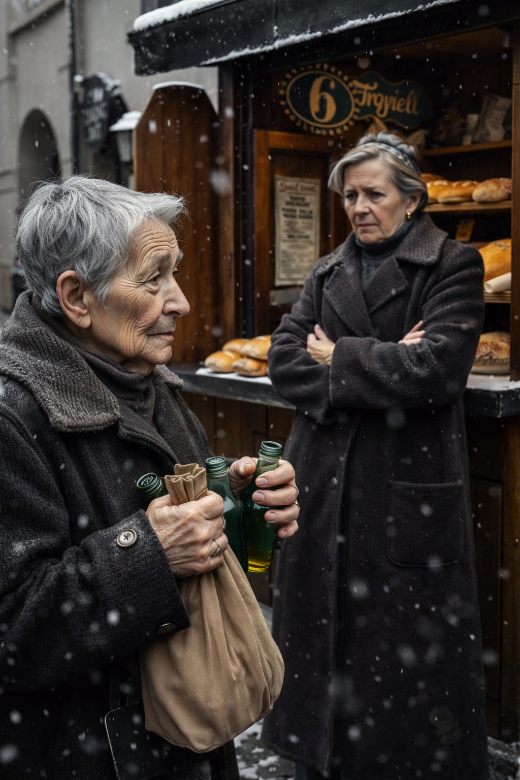 W supermarkecie pewna zarozumiała kobieta z pełnym wózkiem wjechała przed wózek inwalidzki mojej mamy – to, co usłyszała przez głośnik, sprawiło, że zamarła