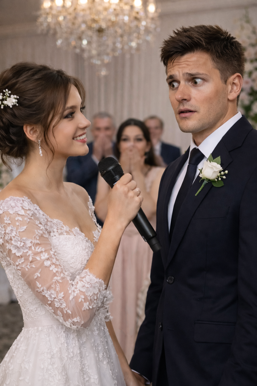 Moja siostra wyszła za mąż za mojego byłego męża – w dniu ich ślubu mój ojciec wziął mikrofon i powiedział: „Jest coś, co wszyscy musicie wiedzieć o panu młodym”