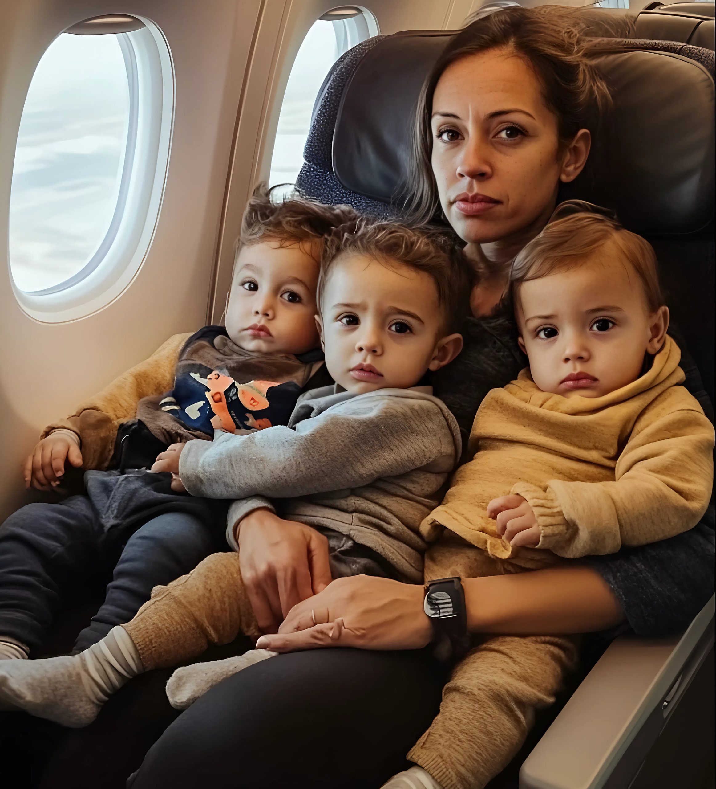 Bărbatul m-a dat jos de pe scaunul meu din avion pentru că nepoata mea plângea.