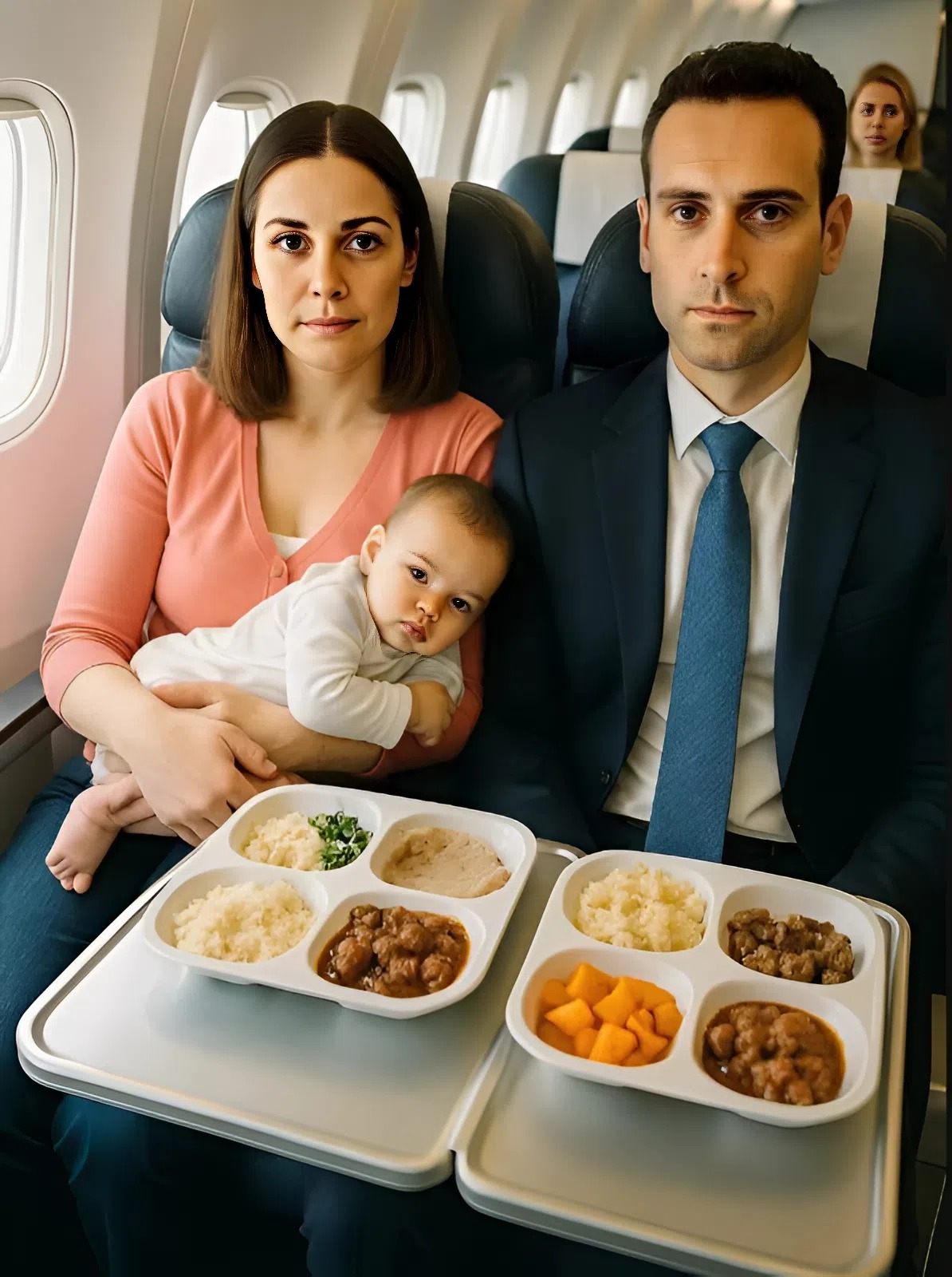 Bărbatul m-a dat jos de pe scaunul meu din avion pentru că nepoata mea plângea.