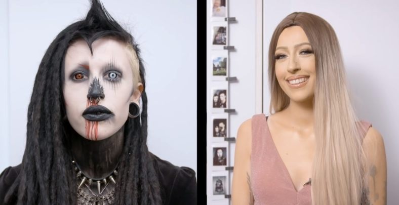 Nikt się tego nie spodziewał — niesamowita przemiana gotyckiej dziewczyny zmieniła ją w żywą lalkę Barbie!