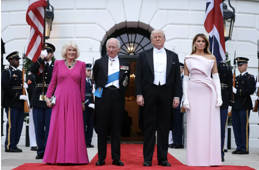 Wieczór królewskiej elegancji: rodzina Trumpów serdecznie wita parę monarchów podczas wyjątkowej uroczystości