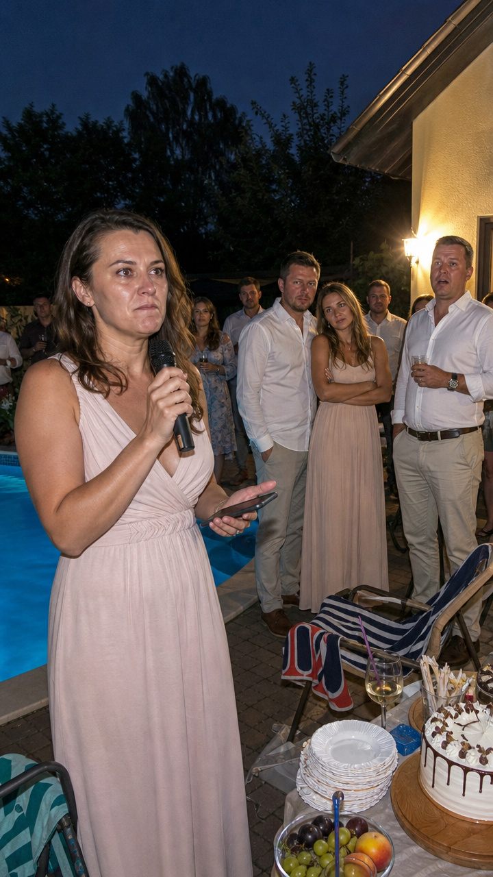 Na własnym przyjęciu przy basenie mąż zakpił, że w kostiumie nie dorównuję urodą nowej żonie jego brata — wtedy odpowiedziałam tak, że zapamięta swoje czterdzieste urodziny do końca życia
